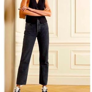 GOLDSIGN black Myra Highrise (faded) jeans size 29